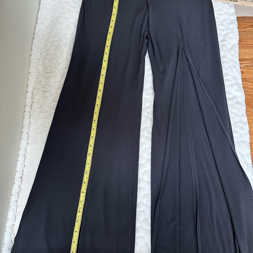 Black Wide-Leg Pants